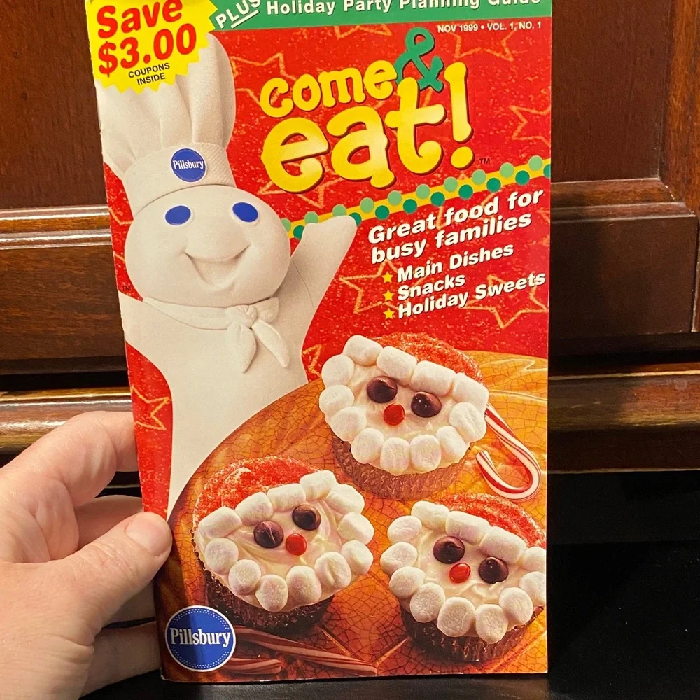 Pillsbury vintage cookbook magazines set of four from 1999